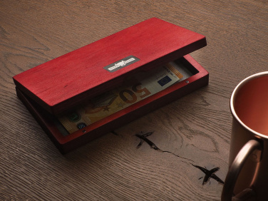 Logotrade promotional merchandise picture of: Wooden bill box 1816121