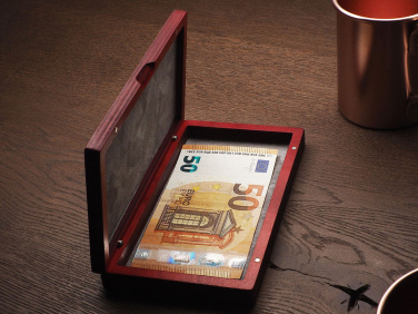 Logo trade business gift photo of: Wooden bill box 1816121