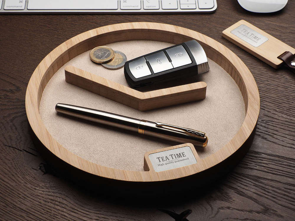 Logotrade promotional items photo of: Wooden desk organiser 1817292
