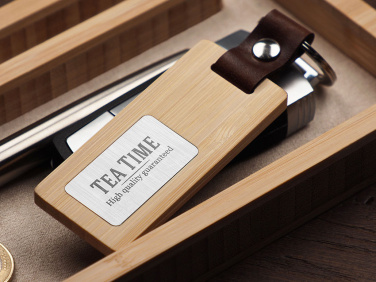 Logo trade promotional items image of: Wooden desk organiser 1818292