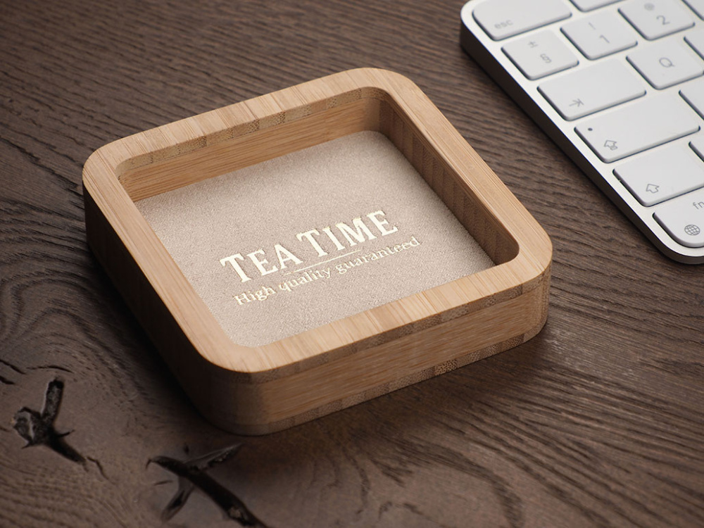 Logo trade promotional product photo of: Wooden desk organiser 1849292