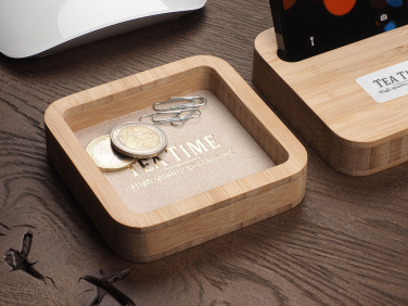 Logo trade promotional merchandise photo of: Wooden desk organiser 1849292