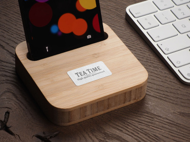 Logotrade promotional merchandise image of: Wooden telephone stand 1848292