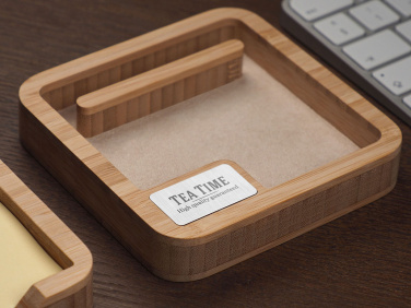 Logo trade promotional gift photo of: Wooden desk organiser 1846292