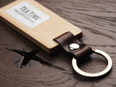 Logotrade business gift image of: Wooden keyring 1853292