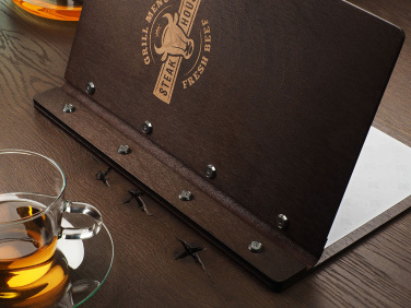 Logo trade business gifts image of: Menu cover 1860121