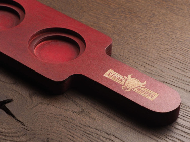 Logo trade advertising product photo of: Wooden 3 Shot Serving Board 1863121