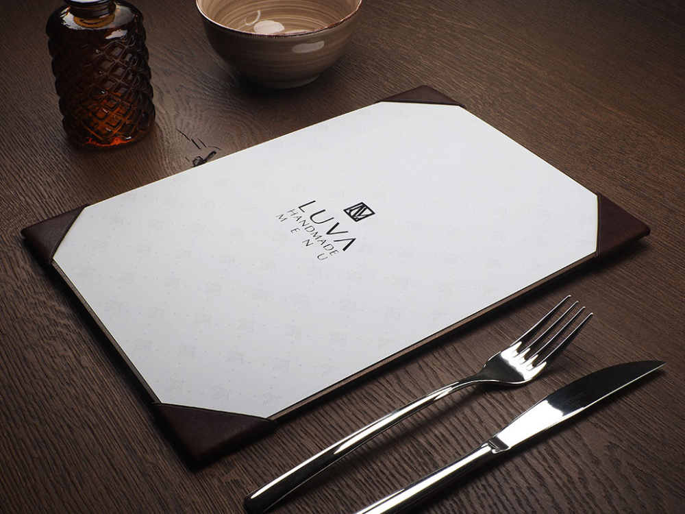 Logo trade advertising products picture of: Menu pad 1869121