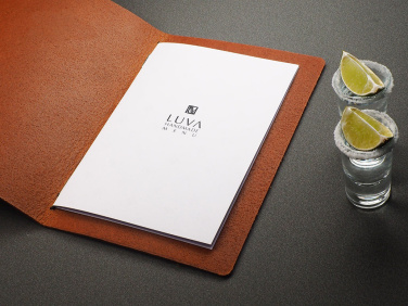 Logo trade promotional items image of: Menu cover Ambiente 1181141