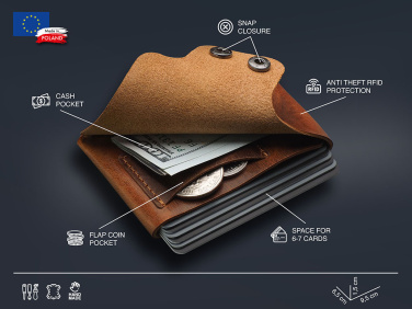 Logo trade promotional merchandise photo of: Wallet 384310