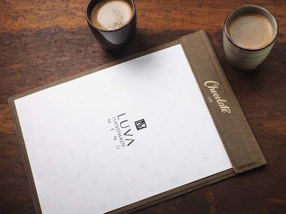 Logo trade promotional merchandise photo of: Menu cover 1241106