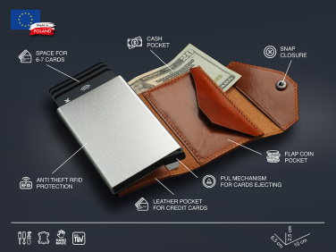 Logo trade promotional giveaways picture of: RFID wallet 1931141