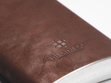 Logo trade advertising products image of: Hip flask 425325