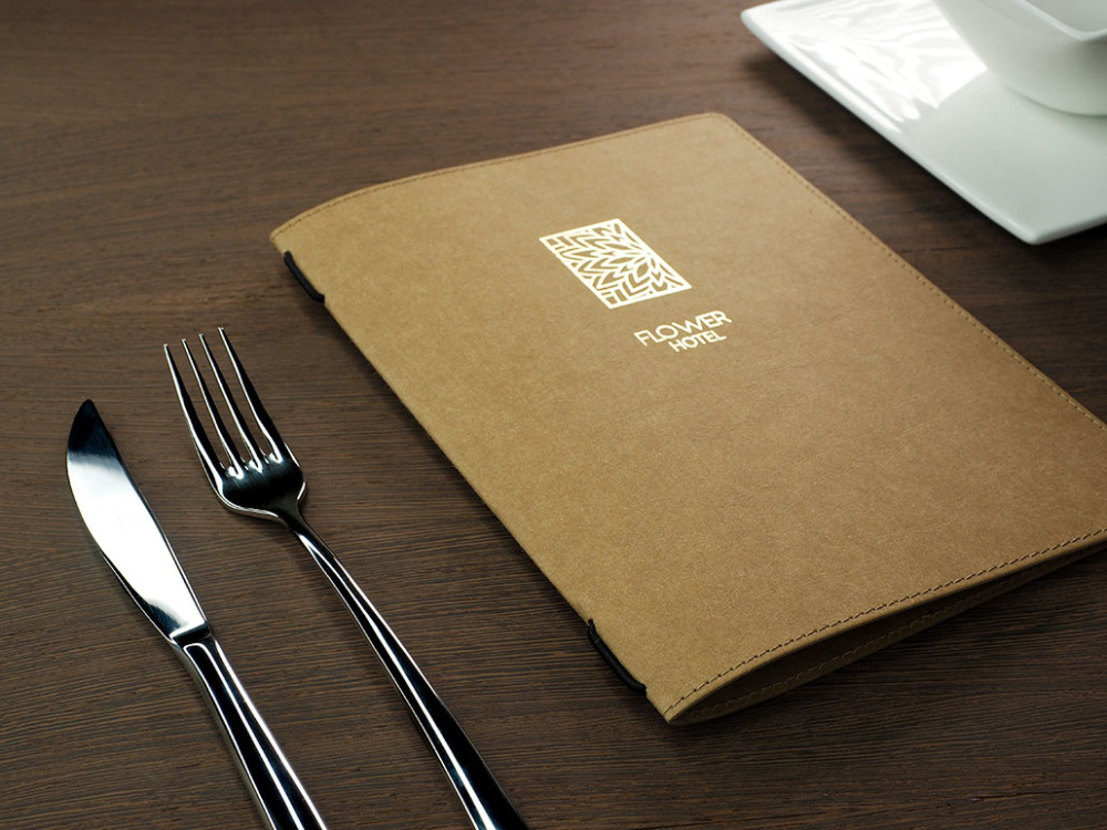 Logo trade promotional merchandise image of: Menu cover Ambiente 1181106