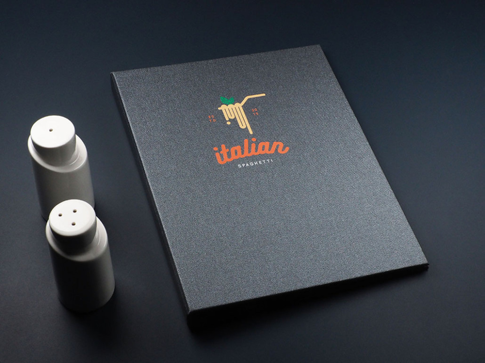 Logo trade promotional merchandise photo of: Menu cover 1952280