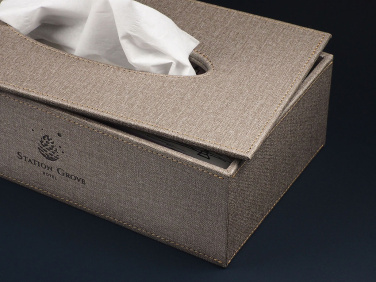 Logo trade advertising products image of: Tissue box 992321