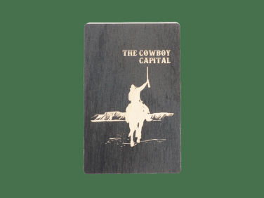 Logo trade promotional items image of: Wooden magnet 2034121