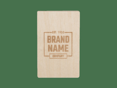 Logo trade promotional gift photo of: Wooden magnet 2034121