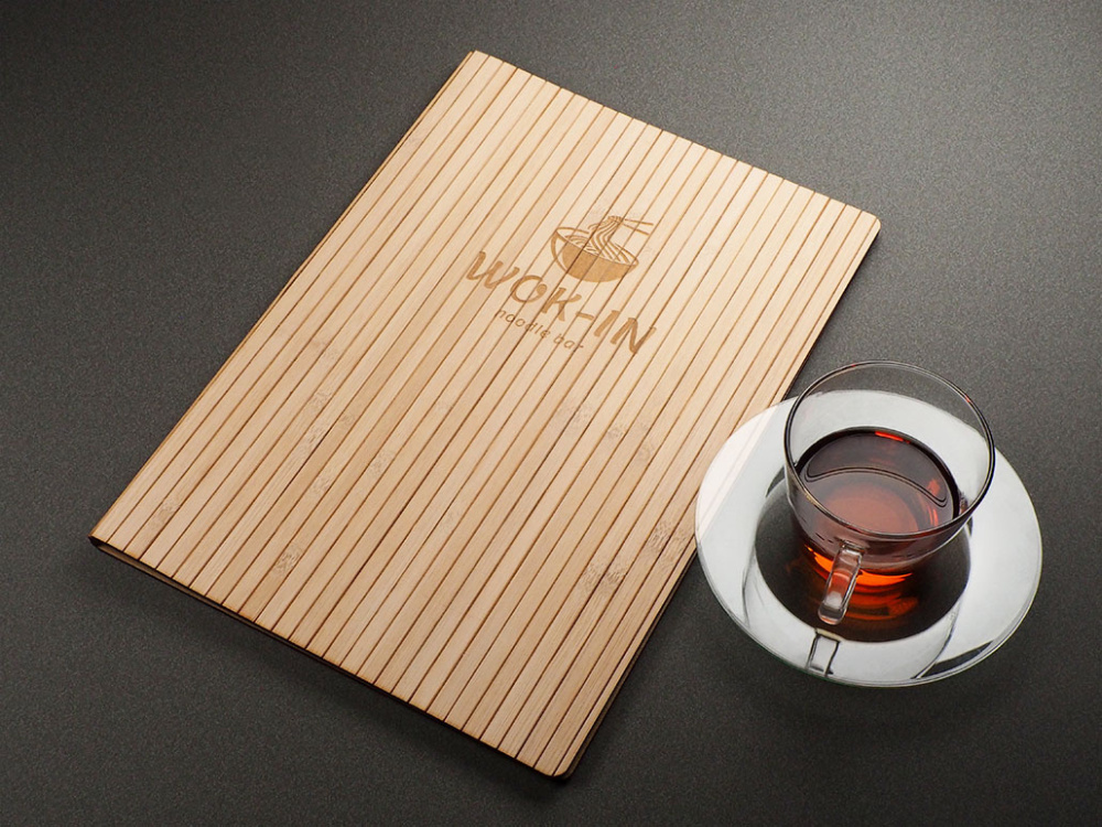 Logo trade promotional gifts image of: Menu cover Ambiente 1178145