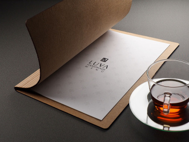 Logo trade promotional merchandise image of: Menu cover Ambiente 1178145