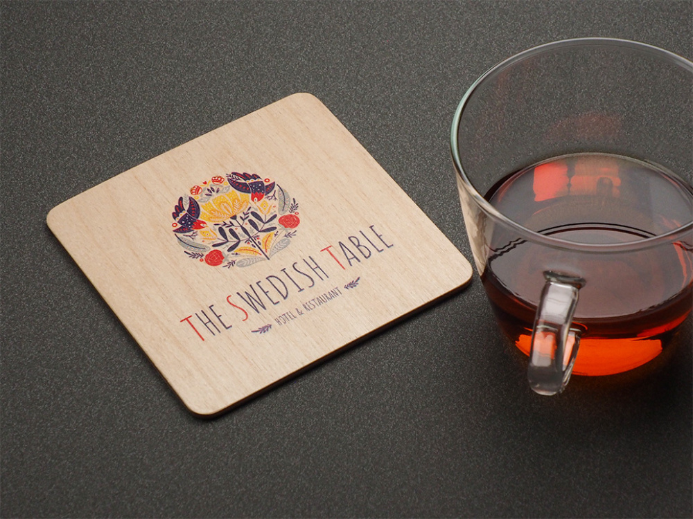 Logotrade business gifts photo of: Coaster 1857121