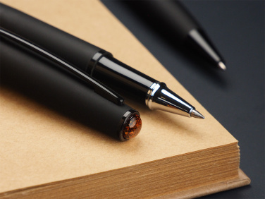 Logotrade promotional item picture of: Amber Pen set  1235036