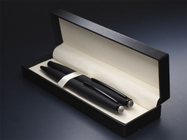 Logotrade promotional merchandise picture of: Striped Flint Pen set 1284036