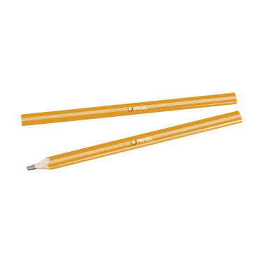 Logo trade promotional merchandise picture of: Carpenter wooden pencil