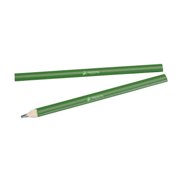 Logo trade promotional giveaways picture of: Carpenter wooden pencil