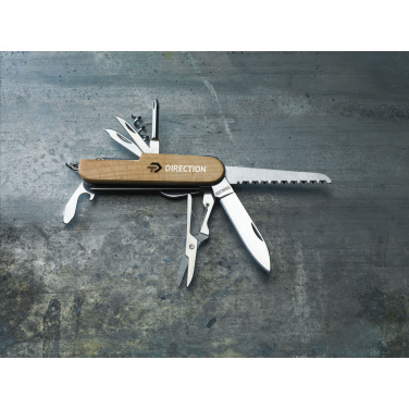 Logotrade advertising product picture of: Beechwood Pocket knife