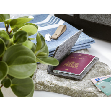 Logotrade promotional merchandise picture of: Identify GRS RPET Felt passport holder