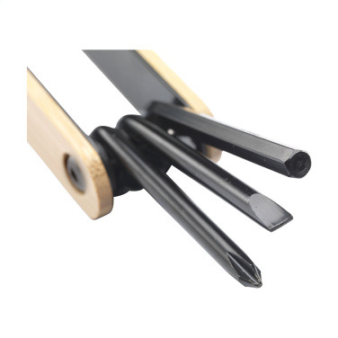 Logo trade promotional merchandise photo of: Bamboo Black Tool multi tool