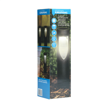 Logo trade corporate gifts image of: Grundig Solar LED-Light Warm White