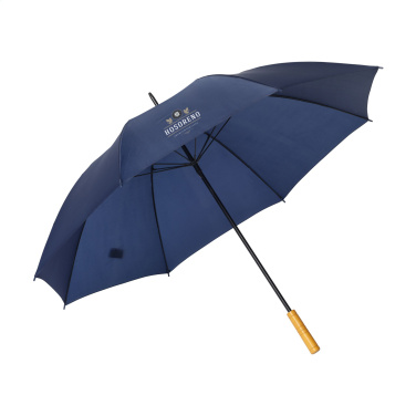 Logo trade promotional giveaways image of: BlueStorm RCS RPET umbrella 30 inch