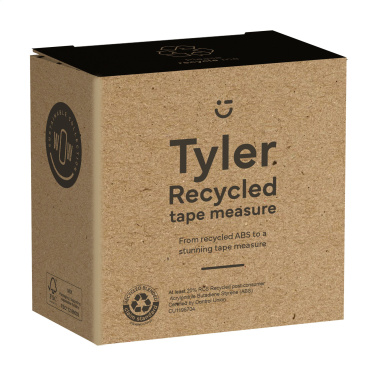 Logo trade promotional merchandise photo of: Tyler RCS Recycled 5 meter tape measure