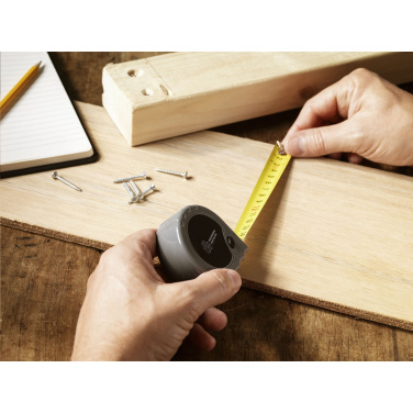 Logo trade promotional gifts image of: Tyler RCS Recycled 5 meter tape measure