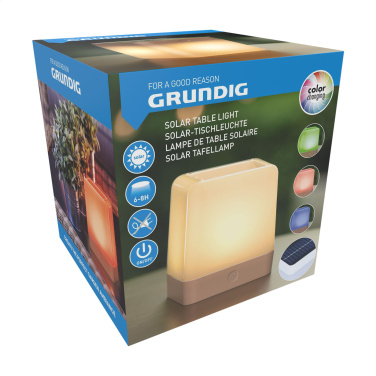 Logo trade promotional gifts picture of: Grundig Lumo Solar Table Lamp