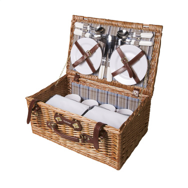 Logo trade promotional merchandise photo of: QualityTime picnic basket