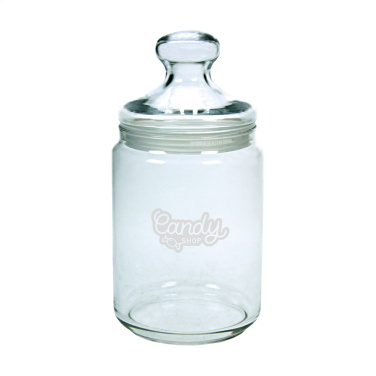 Logo trade corporate gifts image of: Dolci Candy jar 1 L