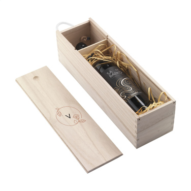 Logo trade advertising products image of: WineWood wine box