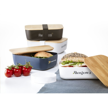 Logo trade advertising products image of: Midori Bamboo Lunchbox