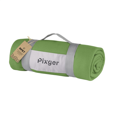 Logotrade promotional merchandise picture of: SuperSoft RPET (180 g/m²) fleece blanket
