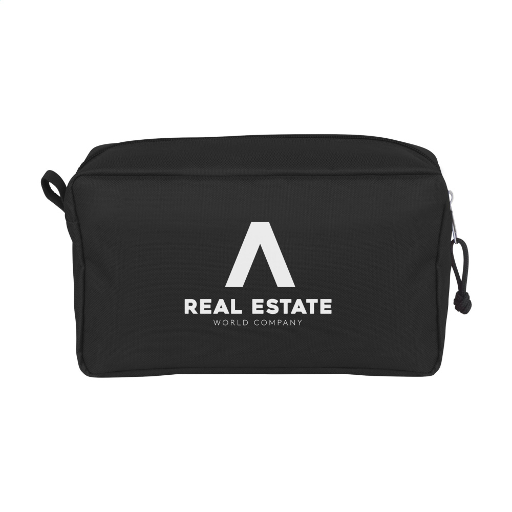 Logo trade advertising products picture of: Stacey GRS RPET toiletry bag