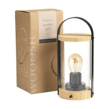 Logo trade promotional gifts image of: Wooosh Batam Light rechargable lamp