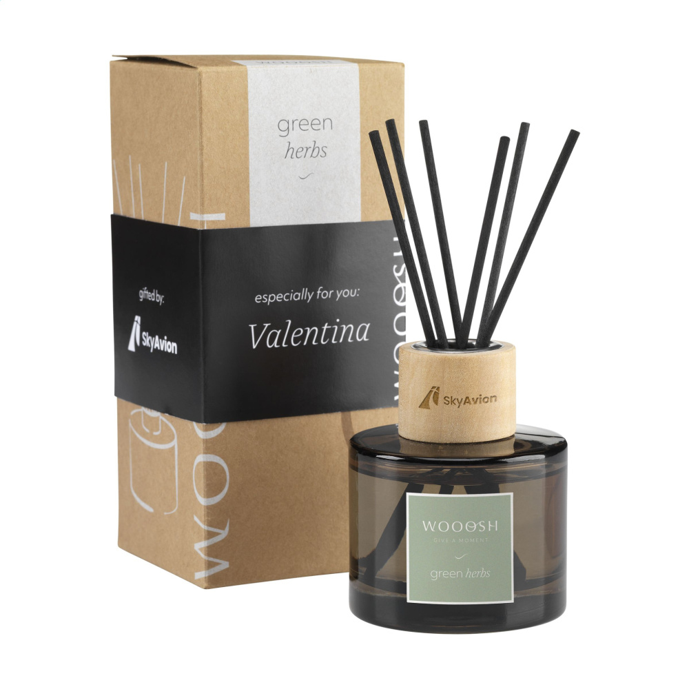 Logo trade promotional merchandise photo of: Wooosh Fragrance Sticks Green Herbs