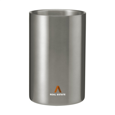 Logo trade promotional gifts image of: CoolSteel RCS Recycled Steel wine cooler