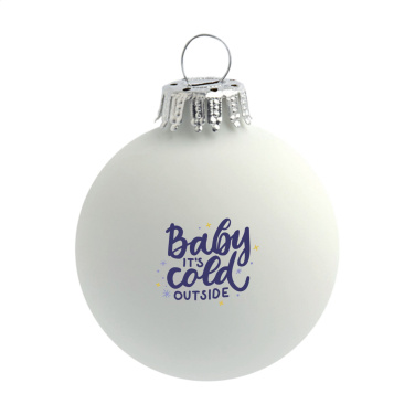 Logotrade promotional products photo of: Christmas Bauble Ø 6 cm - Made in Europe