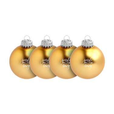 Logotrade promotional items photo of: Christmas Bauble Ø 6 cm - set of 4 - Made in Europe