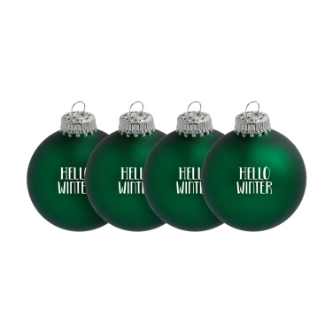 Logo trade advertising products picture of: Christmas Bauble Ø 6 cm - set of 4 - Made in Europe