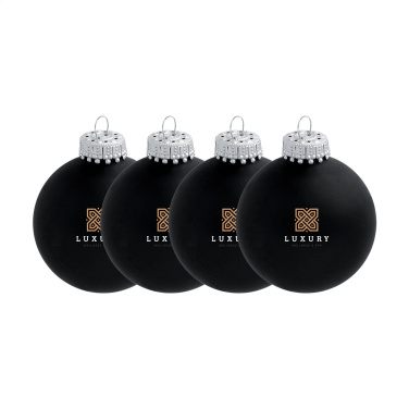 Logotrade promotional product picture of: Christmas Bauble Ø 6 cm - set of 4 - Made in Europe
